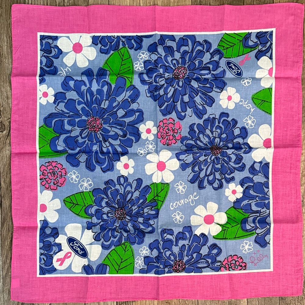 Lilly Pulitzer Ford Bandannas and Catalogs